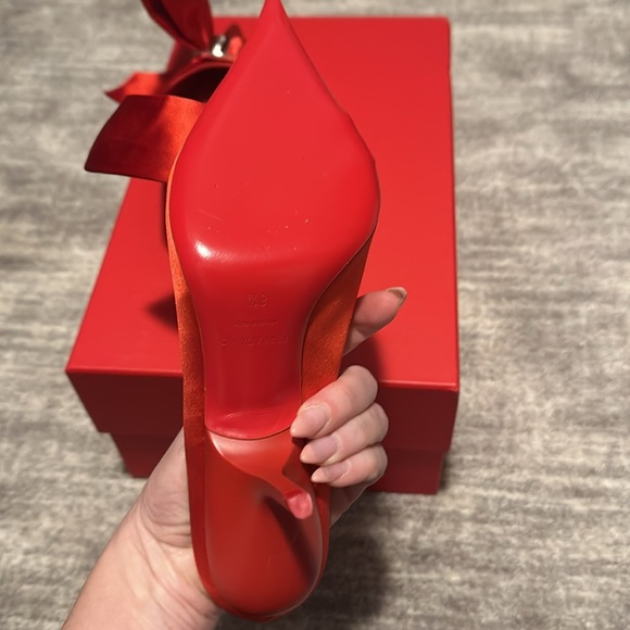 BRAND NEW never worn Ferragamo satin mules, size 6 1/2! - Picture 9 of 11